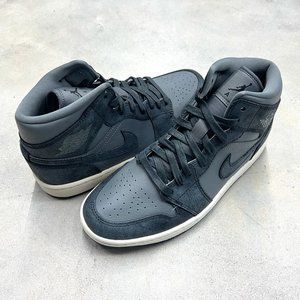 Jordan Mid-Top Sneakers in Charcoal/Black